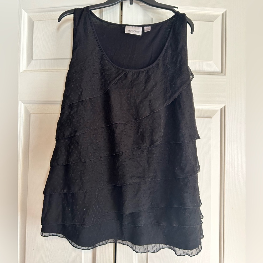 Tiered Mesh Design Blouse
